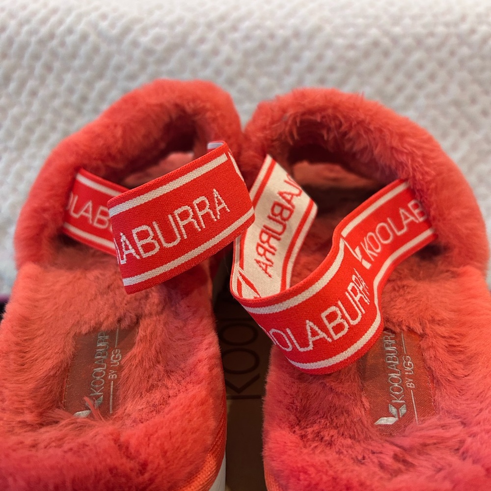 UGG Koolaburra Coral Fuzzy Sandal slippers - Picture 4 of 6